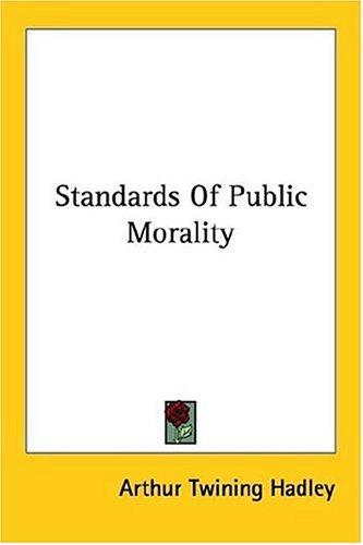 Cover for Standards Of Public Morality