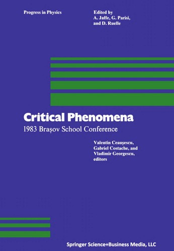 Cover for Critical phenomena