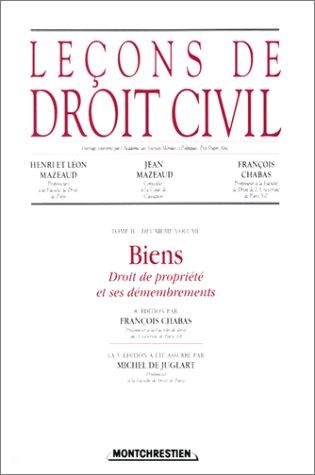 Cover for Leçons de droit civil