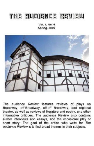 Cover for The audience Review, vol. 1, no. 4