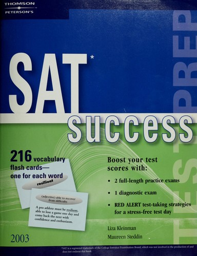 Cover for SAT success