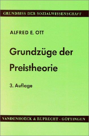 Cover for Grundzüge der Preistheorie.
