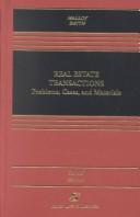 Cover for Real estate transactions