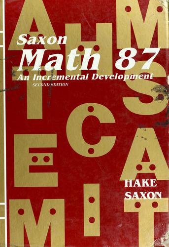 Cover for Math 8/7