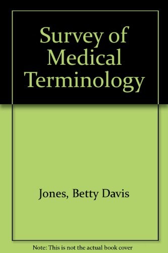 Cover for Survey of Medical Terminology