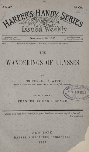Cover for The wanderings of Ulysses