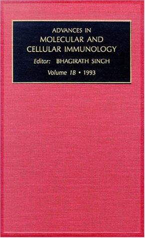 Cover for Advances in Molecular and Cellular Immunology, Part B (Advances in Molecular & Cellular Immunology)