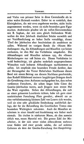 Cover for Goethe-jahrbuch