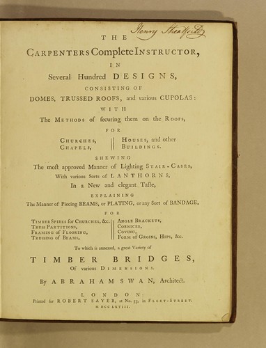 Cover for The carpenter's complete instructor