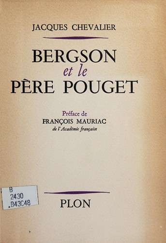 Cover for Bergson et le père Pouget