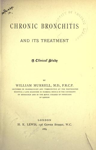 Cover for Chronic bronchitis