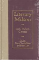 Cover for Literary Milton