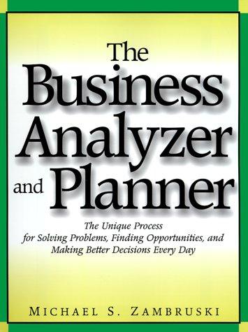 Cover for The business analyzer and planner