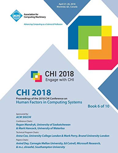 Cover for CHI '18