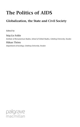 Cover for The politics of AIDS