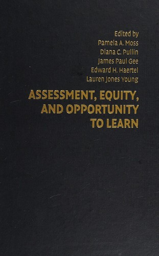 Cover for Assessment, equity, and opportunity to learn