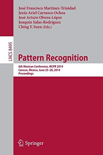 Cover for Pattern Recognition