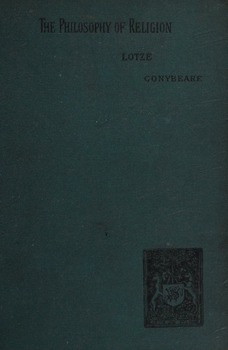 Cover for Outlines of a philosophy of religion