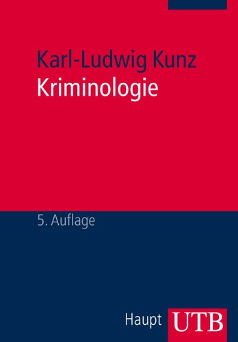 Cover for Kriminologie