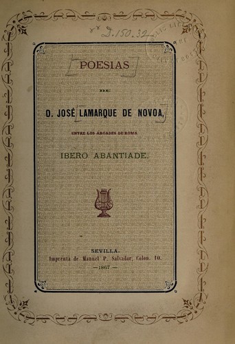 Cover for Poesias