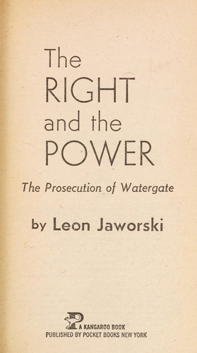 Cover for The Right and the Power