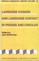 Cover for Language change and language contact in pidgins and creoles