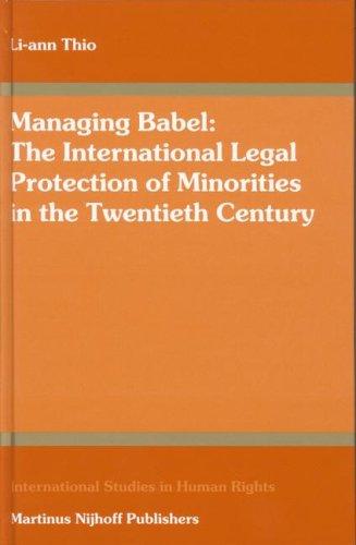 Cover for Managing Babel