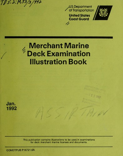Cover for Merchant Marine Deck Examination Illustration Book
