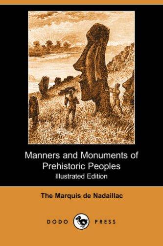 Cover for Manners and Monuments of Prehistoric Peoples (Illustrated Edition) (Dodo Press)