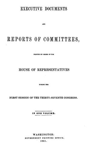 Cover for Executive Documents and Reports of Committees