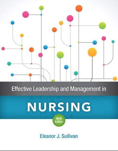 Cover for Effective Leadership and Management in Nursing
