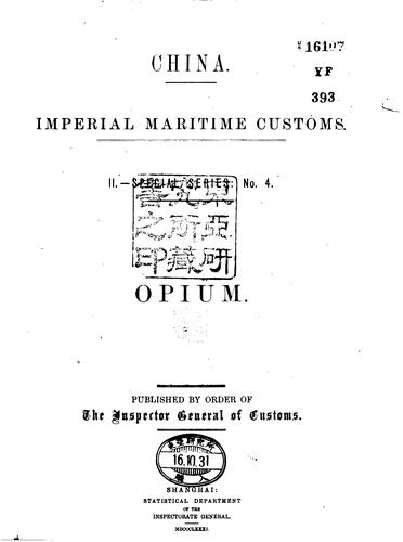 Cover for Opium