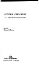 Cover for German Unification