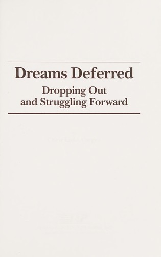 Cover for Dreams deferred