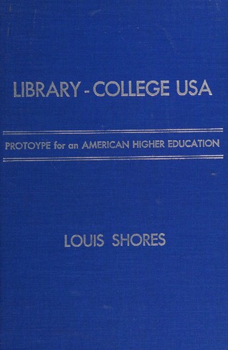 Cover for Library-college USA