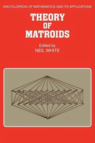 Cover for Theory of matroids