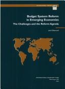 Cover for Budget System Reform in Emerging Economies the Challenges And the Reform Agenda