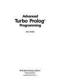 Cover for Advanced Turbo prolog programming
