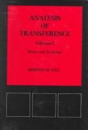 Cover for Analysis of transference
