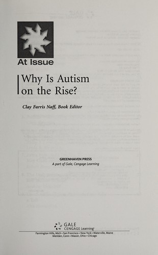 Cover for Why is autism on the rise?