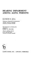 Cover for Hearing impairment among aging persons