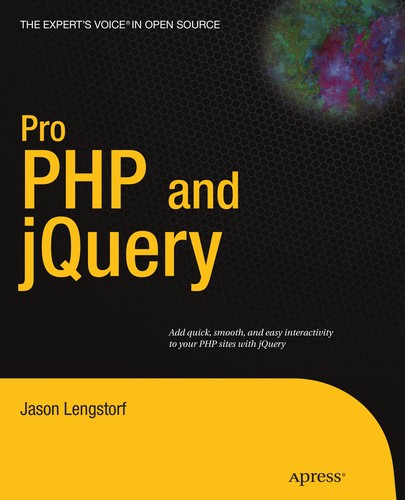 Cover for Pro PHP and jQuery