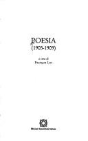 Cover for Poesia (1905-1909)