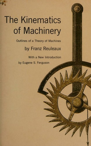 Cover for The Kinematics of Machinery