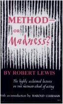 Cover for Method--or madness?