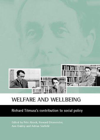 Cover for Welfare and wellbeing