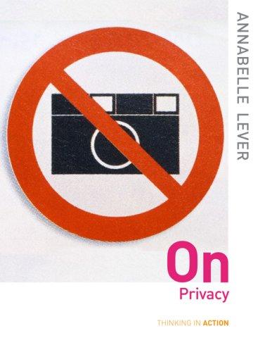 Cover for On Privacy (Thinking in Action)