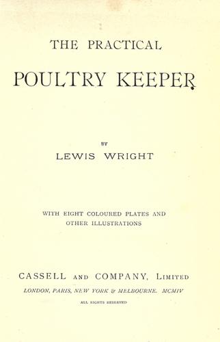 Cover for The practical poultry keeper