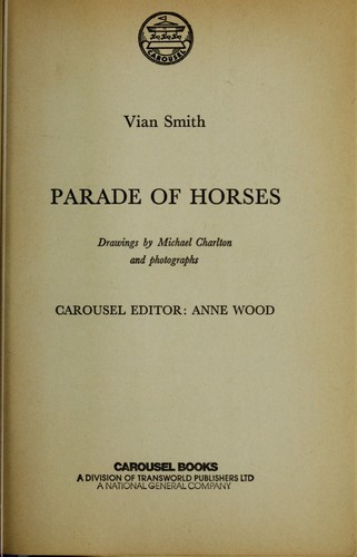 Cover for Parade of horses