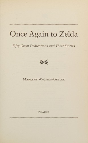 Cover for Once again to Zelda
